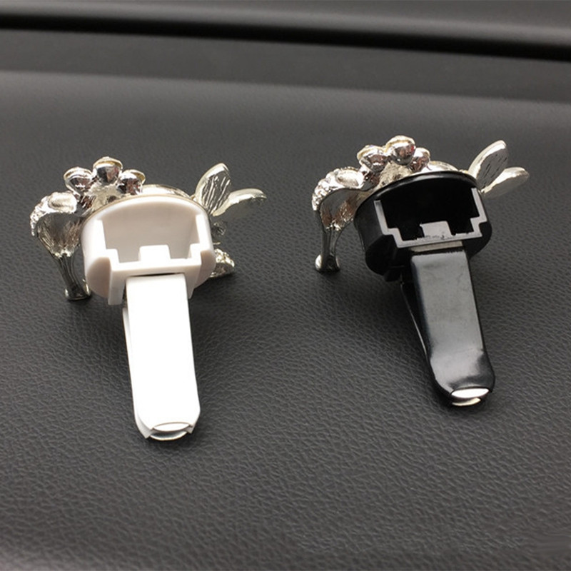 Car Air Outlet parfüm Clip Crystal magassarkú autós szellőző klip légkondicionáló parfüm Belső dekoráció Kreatív Dropship Új