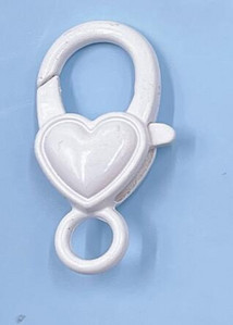 10 kom/lot metalna šarena oslikana kopča gubitnika 14x27 mm jaka ljubavna srca kuke konektor za DIY držač privjeska za ključeve izradu nakita