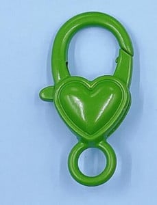 10 kom/lot metalna šarena oslikana kopča gubitnika 14x27 mm jaka ljubavna srca kuke konektor za DIY držač privjeska za ključeve izradu nakita