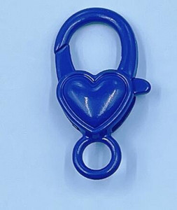 10 kom/lot metalna šarena oslikana kopča gubitnika 14x27 mm jaka ljubavna srca kuke konektor za DIY držač privjeska za ključeve izradu nakita