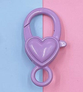 10 kom/lot metalna šarena oslikana kopča gubitnika 14x27 mm jaka ljubavna srca kuke konektor za DIY držač privjeska za ključeve izradu nakita