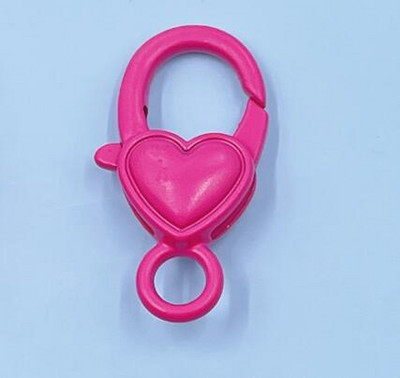 10 kom/lot metalna šarena oslikana kopča gubitnika 14x27 mm jaka ljubavna srca kuke konektor za DIY držač privjeska za ključeve izradu nakita