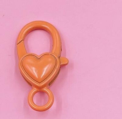 10 kom/lot metalna šarena oslikana kopča gubitnika 14x27 mm jaka ljubavna srca kuke konektor za DIY držač privjeska za ključeve izradu nakita