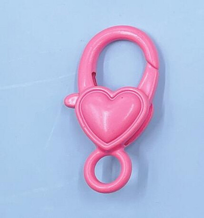 10 kom/lot metalna šarena oslikana kopča gubitnika 14x27 mm jaka ljubavna srca kuke konektor za DIY držač privjeska za ključeve izradu nakita