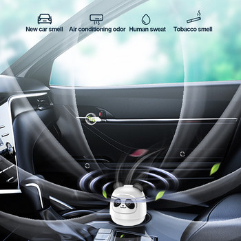 Cartoon Panda Автомобилен освежител за въздух Auto Creative Mini Air Parfum Ароматизиращ автомобил Твърд балсам Траен аромат Panda Парфюм Орнаменти