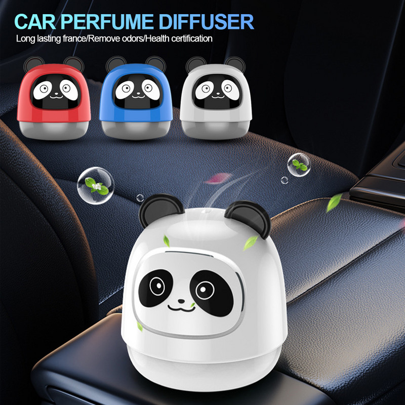 Cartoon Panda Osvježivač zraka za automobil Auto Creative Mini Air Parfum s okusom automobila Čvrsti balzam Trajni miris Panda Parfemski ukrasi