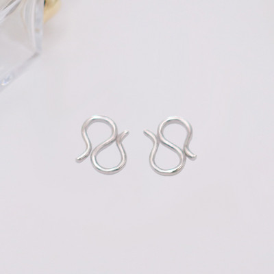 10 kom/lot Zlatna rodij boja S Kopča Bakar W/M Konektor za narukvicu za DIY ručno izrađenu ogrlicu Pribor za izradu nakita Zanati