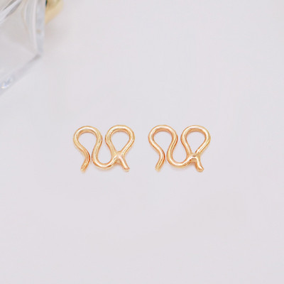 10 kom/lot Zlatna rodij boja S Kopča Bakar W/M Konektor za narukvicu za DIY ručno izrađenu ogrlicu Pribor za izradu nakita Zanati