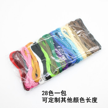10 метра x 2/лот 1 мм восъчен памучен шнур, 28 цвята восъчен корейски конец с мъниста, струна, каишка за Направи си сам гривна Изработка на бижута