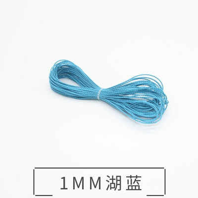 10 méter x 2/tétel 1 mm viaszos pamut zsinór 28 színű viasz koreai gyöngyfűző cérnapánt barkács karkötő ékszerekhez.
