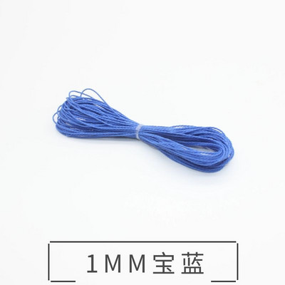 10 méter x 2/tétel 1 mm viaszos pamut zsinór 28 színű viasz koreai gyöngyfűző cérnapánt barkács karkötő ékszerekhez.