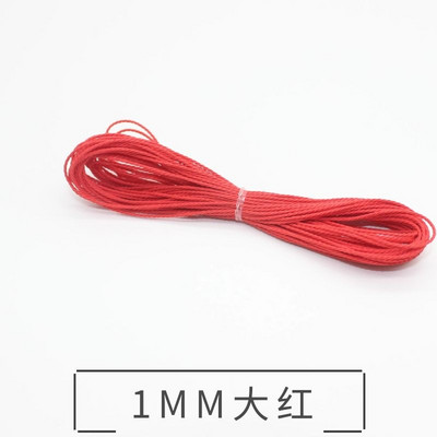 10 méter x 2/tétel 1 mm viaszos pamut zsinór 28 színű viasz koreai gyöngyfűző cérnapánt barkács karkötő ékszerekhez.