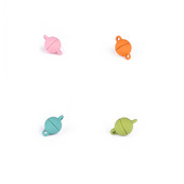 5 kompleta/lot metalnih šarenih boja 8 10 mm okrugle kugle s jakim magnetskim kukicama za kopču, konektorom za DIY narukvicu, ogrlicu, nakit