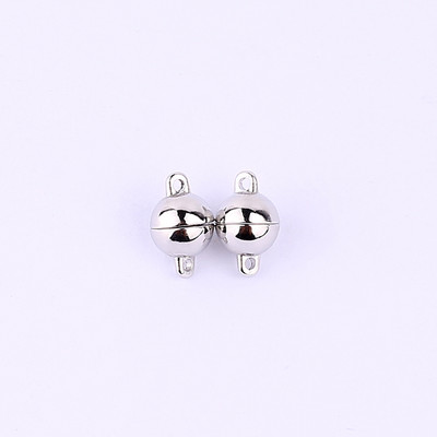 5 kompleta/lot metalnih šarenih boja 8 10 mm okrugle kugle s jakim magnetskim kukicama za kopču, konektorom za DIY narukvicu, ogrlicu, nakit