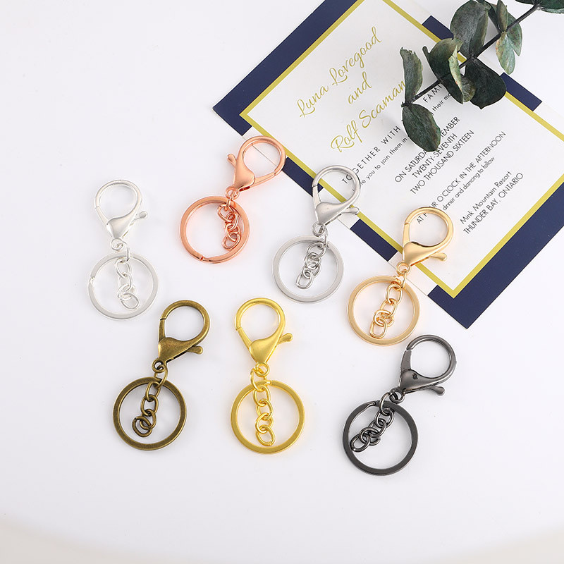 5 kom/lot privjesak za ključeve 30 mm dugi privjesak 70 mm jastog kopča kuka za ključeve privjesci za izradu nakita pronalaženje DIY privjesaka za ključeve pribor