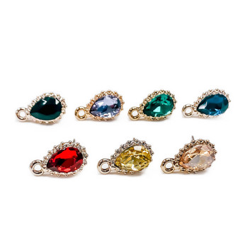 Rhinestone K Χρώμα επιμεταλλωμένα καρφιά σκουλαρίκια Eardrop για γυναίκες Κοσμήματα για κορίτσια Συστατικό Diy Χειροποίητο Υλικό Αξεσουάρ 6τμχ