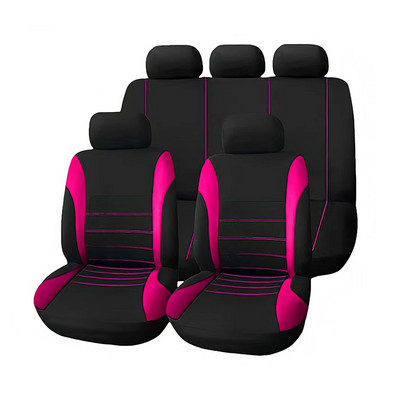 Autodijelovi, navlaka za automobilsko sjedalo, poliesterska tkanina, set od 2/4/9 komada za četiri godišnja doba, univerzalni prednji/stražnji jastuk za autosjedalicu
