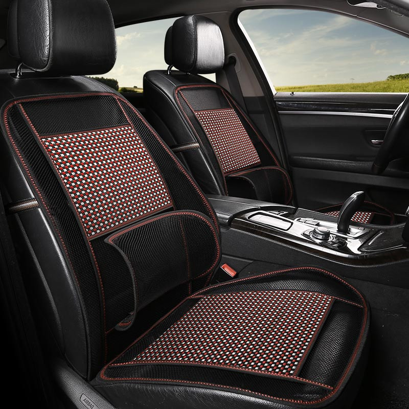 Nauja automobilinė pagalvė Vienos vasarinės sėdynės pagalvėlės užvalkalai Lininė vėsi bambuko pagalvė skirta 95% automobilių