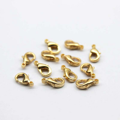 ZEROUP 100 komada Lobster kukice za kopču za ogrlicu Lanac Višebojna kopča DIY dodaci Pribor za nakit Nalazi C-02