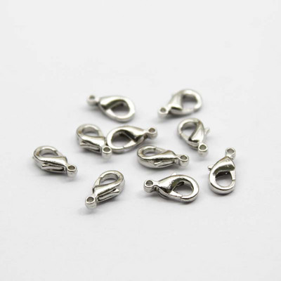 ZEROUP 100 komada Lobster kukice za kopču za ogrlicu Lanac Višebojna kopča DIY dodaci Pribor za nakit Nalazi C-02