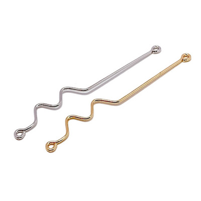 Kuka za uši Pribor za naušnice Konektori Privjesak Ogrlica Privjesci Komponente nakita Diy Ručno izrađen materijal 10 kom