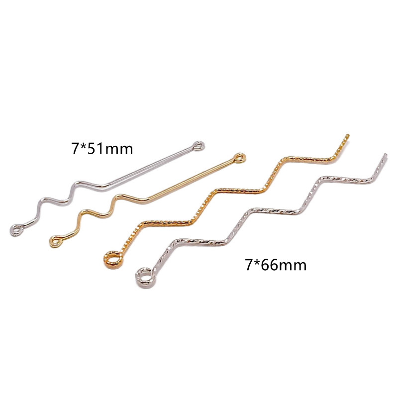 Kuka za uši Pribor za naušnice Konektori Privjesak Ogrlica Privjesci Komponente nakita Diy Ručno izrađen materijal 10 kom