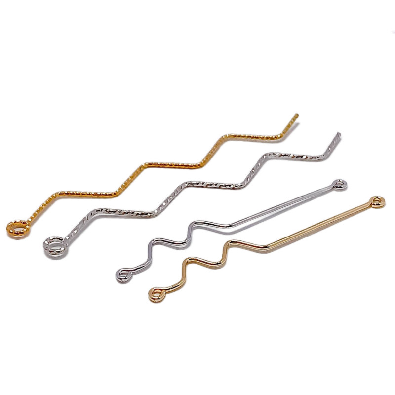 Kuka za uši Pribor za naušnice Konektori Privjesak Ogrlica Privjesci Komponente nakita Diy Ručno izrađen materijal 10 kom