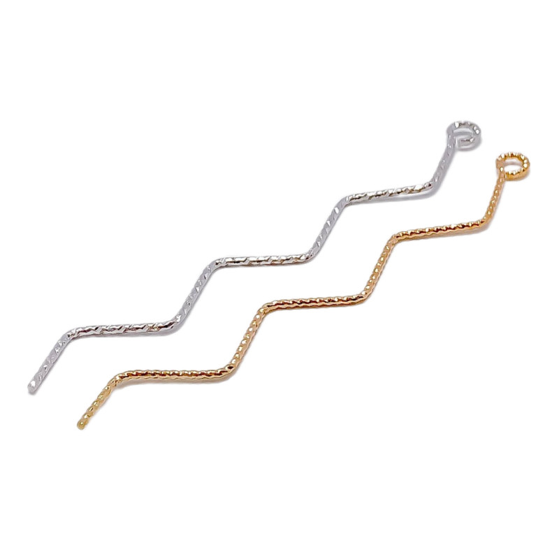 Kuka za uši Pribor za naušnice Konektori Privjesak Ogrlica Privjesci Komponente nakita Diy Ručno izrađen materijal 10 kom