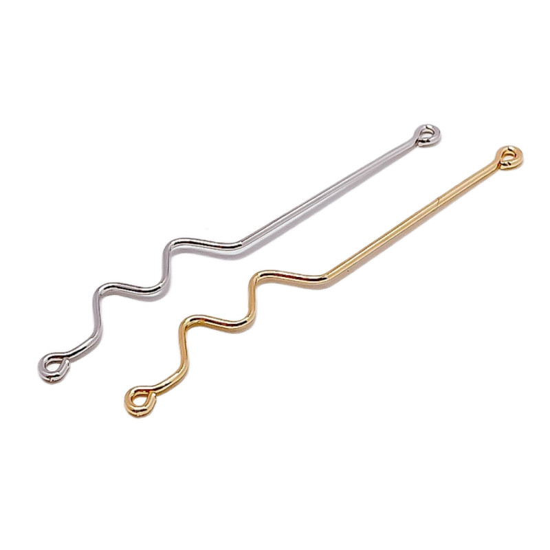 Kuka za uši Pribor za naušnice Konektori Privjesak Ogrlica Privjesci Komponente nakita Diy Ručno izrađen materijal 10 kom