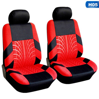 4/9 vnt Universalūs automobilių užvalkalai, sėdynių tinklelio kempinės siuvinėjimas priekinės automatinės sėdynės apsauginis užvalkalas, skirtas automobilio / sunkvežimio interjero priedams