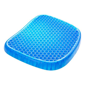 1 PCS Дишаща възглавница за задника Ice Pad Гел Pad Нехлъзгаща се Устойчива на износване Издръжлива мека и удобна възглавница за облекчаване на налягането