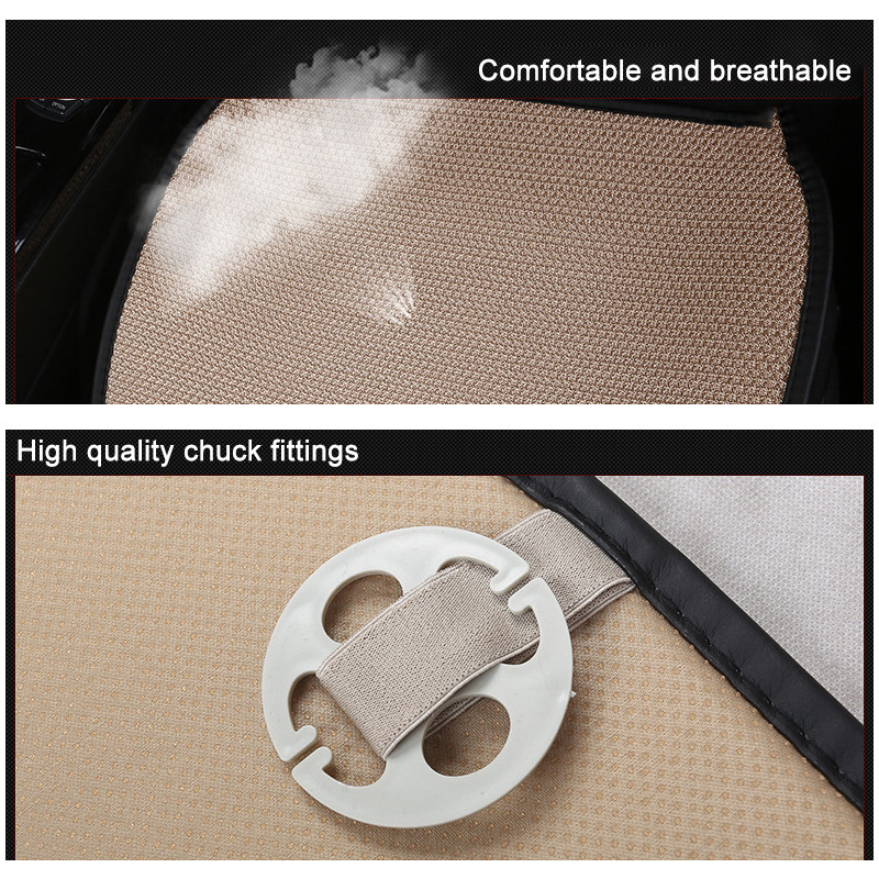 Nove navlake za automobilska sjedala cool Prozračna zaštita za auto sjedala Prednja stražnja navlaka za automobilska sjedala Jastuk Podloga Mat Dodaci za ljeto