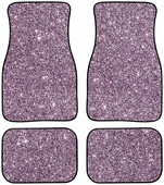 AFPANQZ Ružičasti print Podne prostirke za automobile Cijeli set Classic Punk Auto Stražnje prednje prostirke Zaštitne tepisi Debeli Auto SUV Kamioni Kombi Limuzine