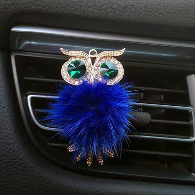 Auto dijelovi univerzalna sova kristal kreativna vrhunska kopča za aromaterapiju otvor za zrak ukrasi ukrasi blagdanski darovi djevojke dame