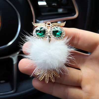 Auto dijelovi univerzalna sova kristal kreativna vrhunska kopča za aromaterapiju otvor za zrak ukrasi ukrasi blagdanski darovi djevojke dame
