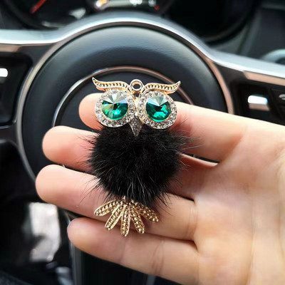 Auto dijelovi univerzalna sova kristal kreativna vrhunska kopča za aromaterapiju otvor za zrak ukrasi ukrasi blagdanski darovi djevojke dame