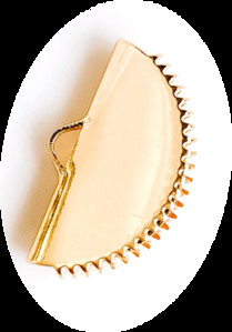 10 komada metalnih naboranih završnih čepova za ravnu kožnu užad Bijela K zlatna boja završnih pričvršćivača Konektori Kopče Materijal za nakit