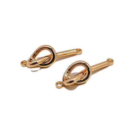 Balta K auksinė auskarų lazdelė auskarų priedai Jungtys pakabukas karoliai žavesio papuošalai komponentai pasidaryk pats rankų darbo medžiaga 8vnt