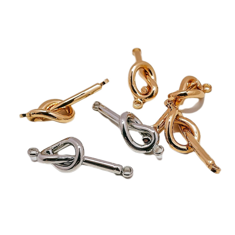 Balta K auksinė auskarų lazdelė auskarų priedai Jungtys pakabukas karoliai žavesio papuošalai komponentai pasidaryk pats rankų darbo medžiaga 8vnt