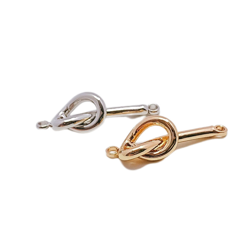 Balta K auksinė auskarų lazdelė auskarų priedai Jungtys pakabukas karoliai žavesio papuošalai komponentai pasidaryk pats rankų darbo medžiaga 8vnt