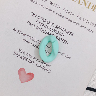 DIY Nakit Dodaci Osobnost Minimalistički Boja slatkiša Otvarajući lanac Kopča Privjesak Privjesak Materijal Dodaci 10 kom