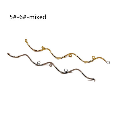 Ausinių kabliuko segtukas Auskaras Bangos Skylės Jungtys Pakabukas Kaklo papuošalai Papuošalai Komponentai Pasidaryk pats rankų darbo medžiaga 8vnt