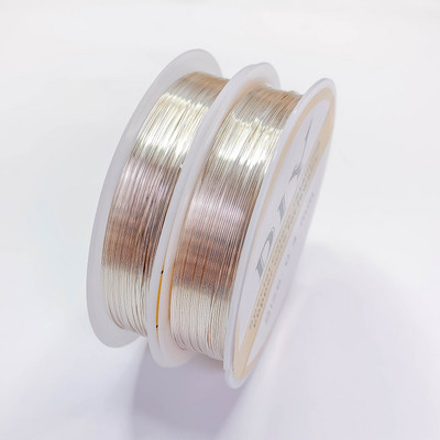 Lanac od bakrene žice u zlatno-srebrnoj boji Dodaci za naušnice u obliku ušice Diy Ručno izrađeni materijal Dodaci za pronalaženje nakita 1 kom.