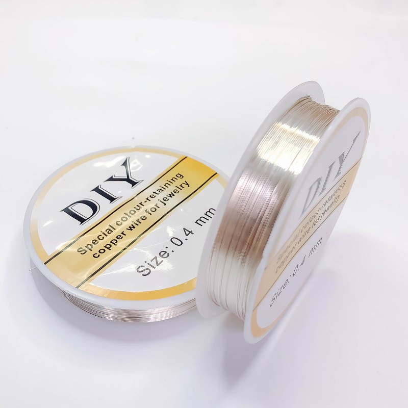 Lanac od bakrene žice u zlatno-srebrnoj boji Dodaci za naušnice u obliku ušice Diy Ručno izrađeni materijal Dodaci za pronalaženje nakita 1 kom.