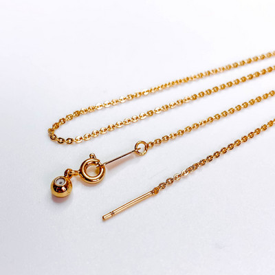 Balta K aukso spalva padengta grandinėlė Auskarų kutai auskarų priedai „Pasidaryk pats“ rankų darbo medžiaga papuošalų paieškos priedai 1 vnt.