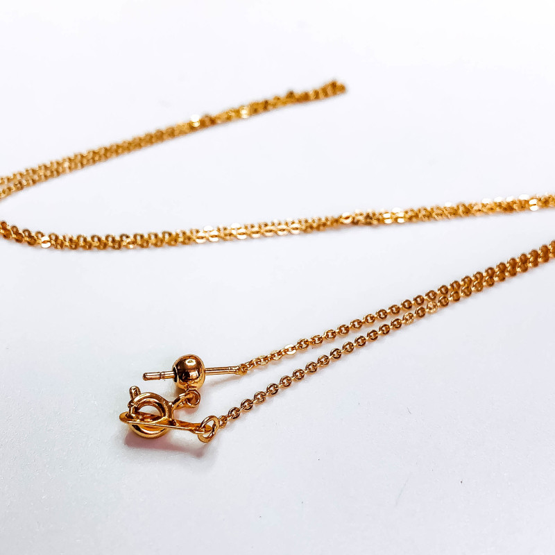 Balta K aukso spalva padengta grandinėlė Auskarų kutai auskarų priedai „Pasidaryk pats“ rankų darbo medžiaga papuošalų paieškos priedai 1 vnt.