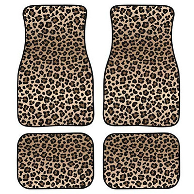 Potpuni set od 4 komada Automobilske patosnice Leptirići gumene podloge Automobilske tepisi Prednje stražnje deke, univerzalne za limuzinu