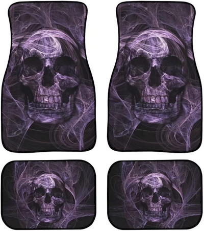 Potpuni set od 4 komada Automobilske patosnice Leptirići gumene podloge Automobilske tepisi Prednje stražnje deke, univerzalne za limuzinu