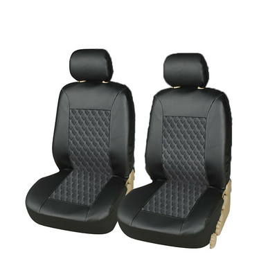 PU kožna navlaka za autosjedalicu Umjetna koža 5 sjedala Crni univerzalni jastuk za sjedalo Set od 9 dijelova Kompatibilni dodaci za automobil