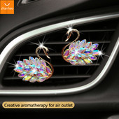 Automobilių oro gaiviklis Exquisite Swan Automobilių interjero aksesuarai Moterų kūrybinė aromaterapija Oro išleidimo angos kvepalų difuzoriaus apdaila